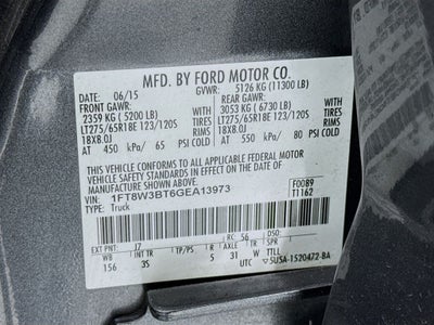 2016 Ford Super Duty F-350 SRW Platinum