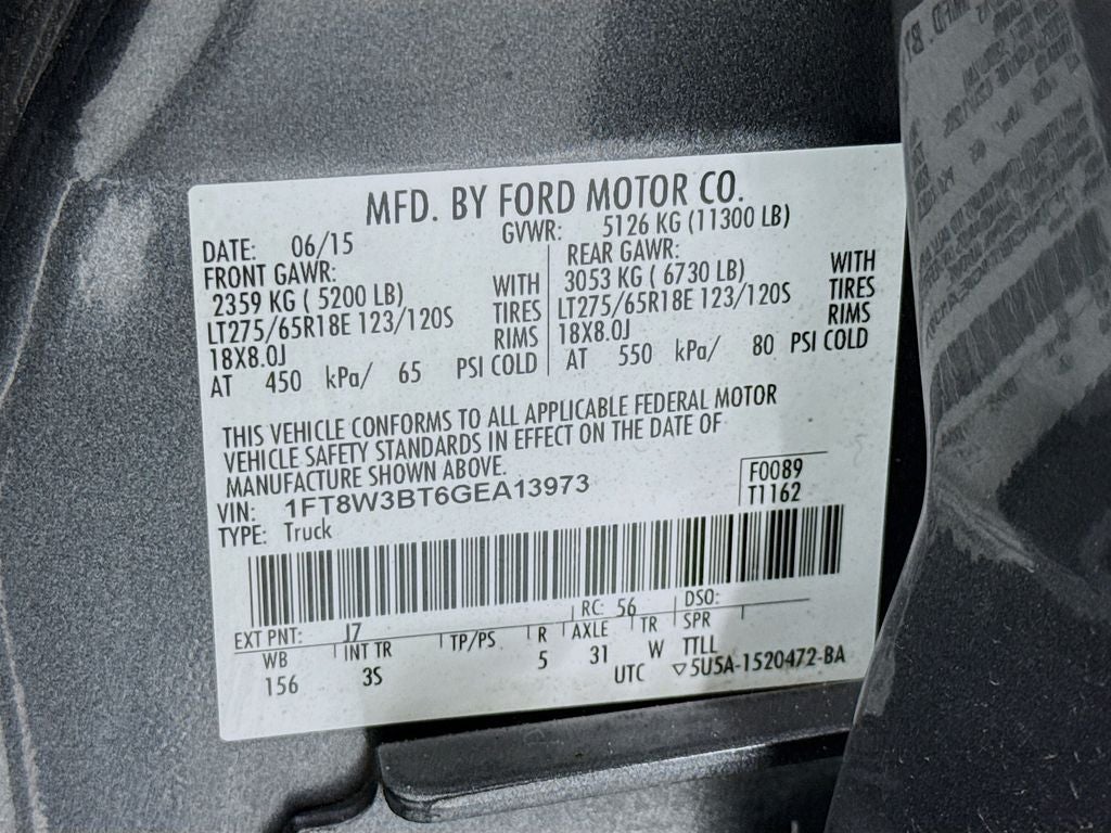 2016 Ford Super Duty F-350 SRW Platinum