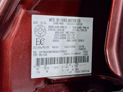 2016 Ford Super Duty F-350 SRW Platinum