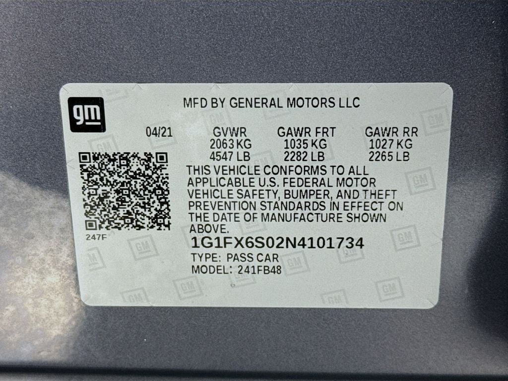 2022 Chevrolet Bolt EV 2LT