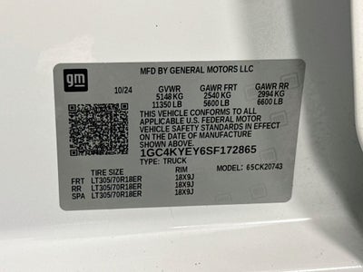2025 Chevrolet Silverado 2500 HD ZR2