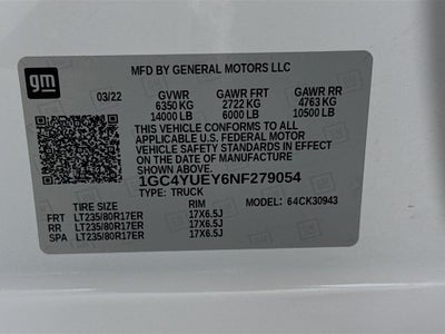 2022 Chevrolet Silverado 3500 HD LTZ DRW