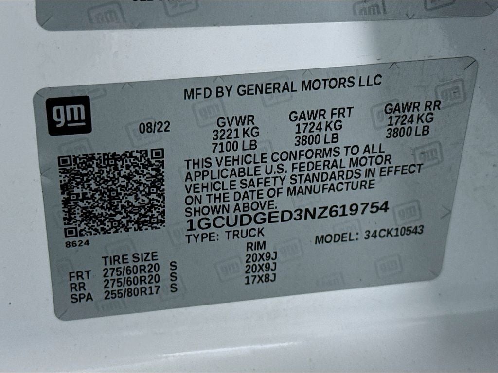 2022 Chevrolet Silverado 1500 LTZ