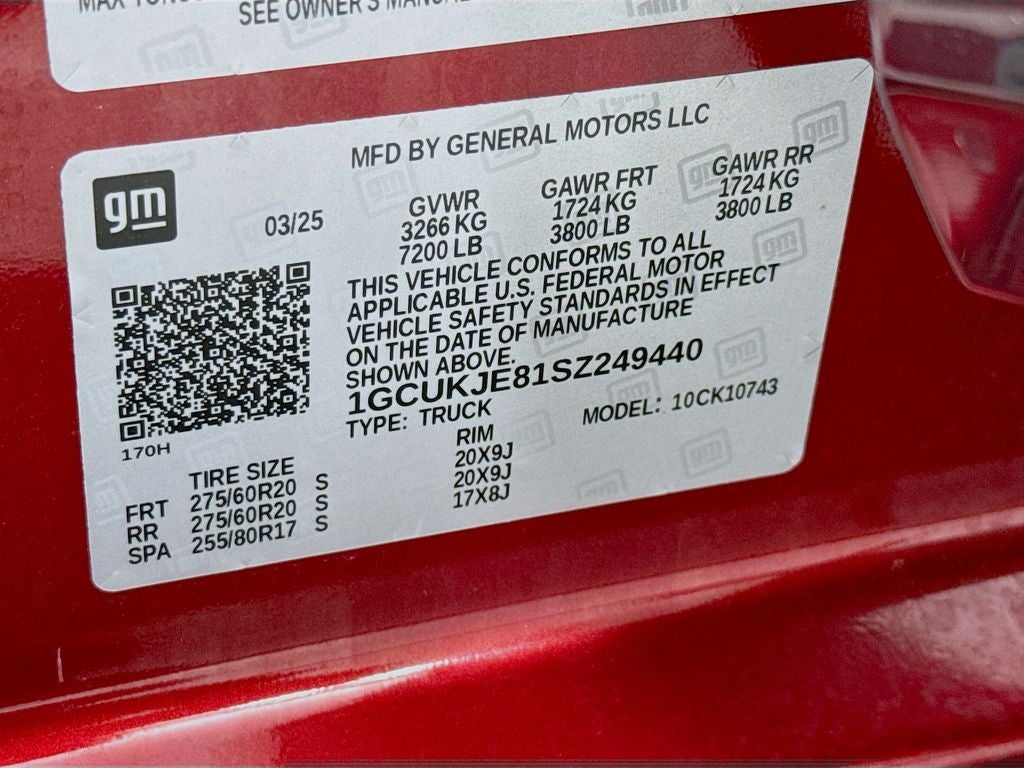 2025 Chevrolet Silverado 1500 High Country