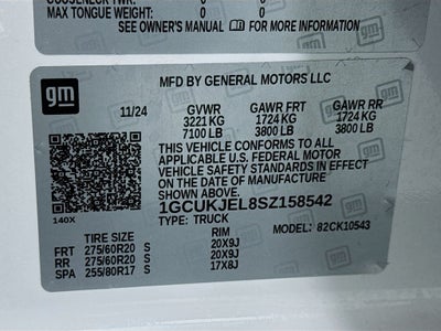 2025 Chevrolet Silverado 1500 High Country