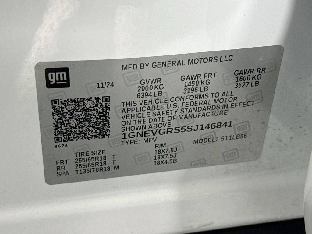 2025 Chevrolet Traverse LT