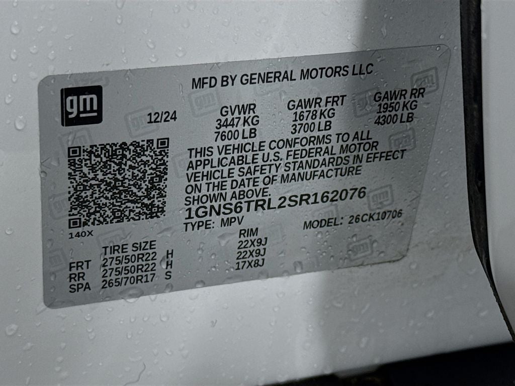 2025 Chevrolet Tahoe High Country