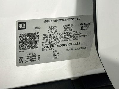 2023 Chevrolet Suburban RST