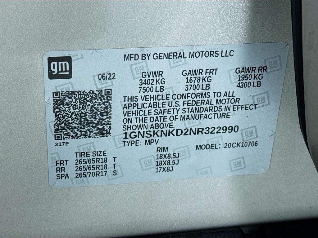 2022 Chevrolet Tahoe LT