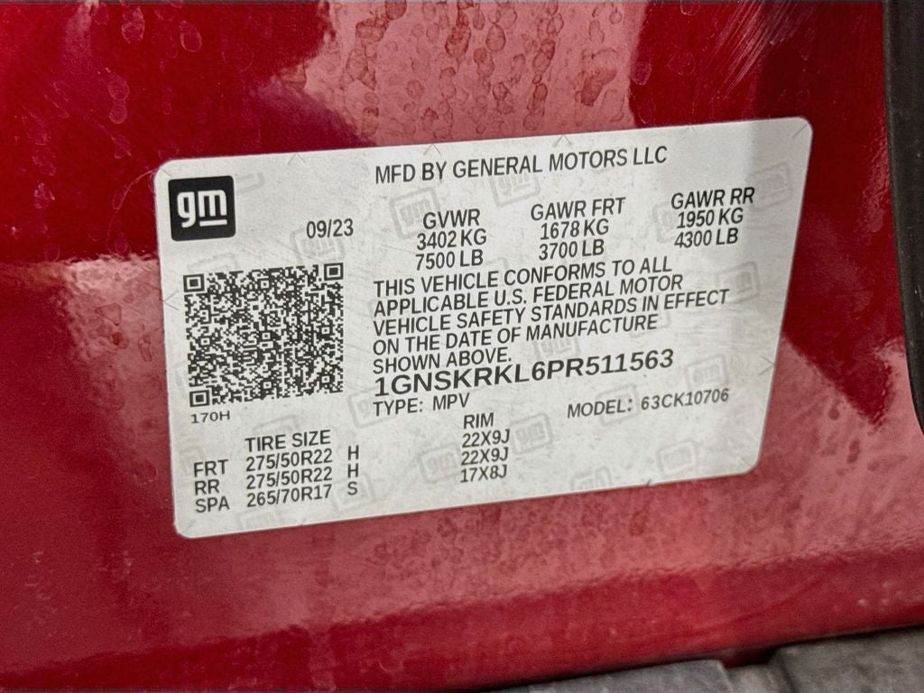 2023 Chevrolet Tahoe RST