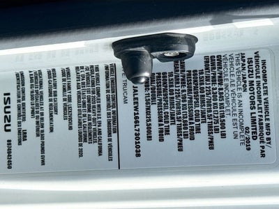 2020 Chevrolet Low Cab Forward 5500 XD Base