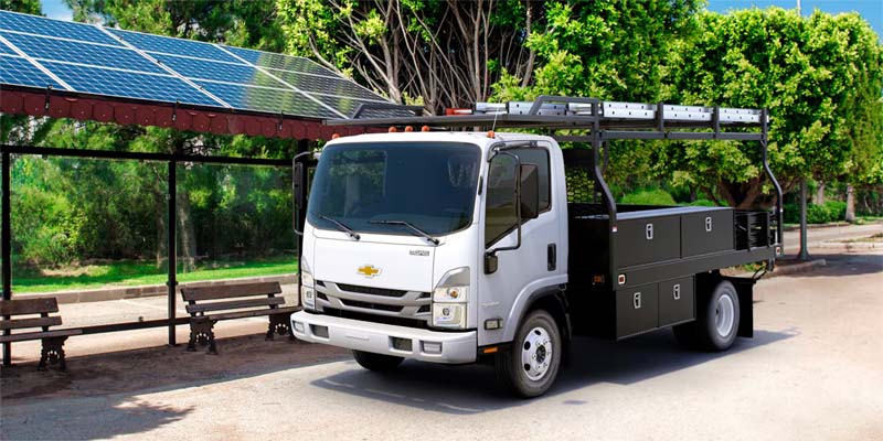 2024 Chevrolet Low Cab Forward Truck in a park